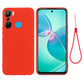 Pure Color Liquid Silicone Shockproof Phone Case