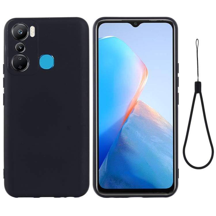 Pure Color Liquid Silicone Shockproof Phone Case