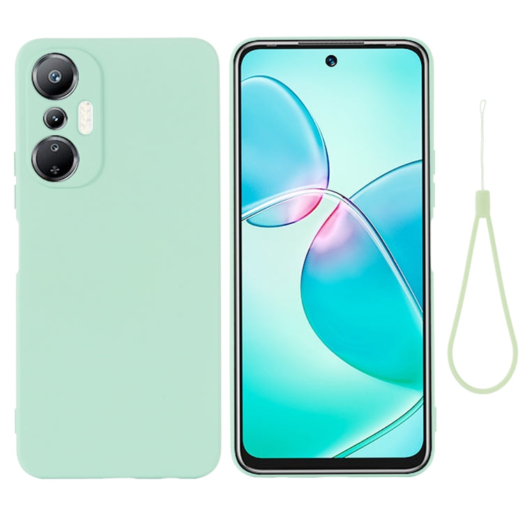 Pure Color Liquid Silicone Shockproof Phone Case