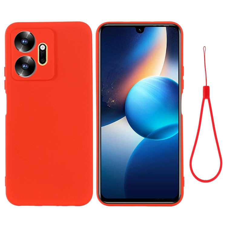 Pure Color Liquid Silicone Shockproof Phone Case