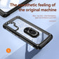 TPU + PC Lens Protection Phone Case with Ring Holder