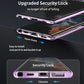 HD Full Cover Magnetic Metal Tempered Glass Phone Case