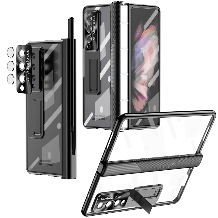 Magnetic Hinges Plating Phone Case with Holder