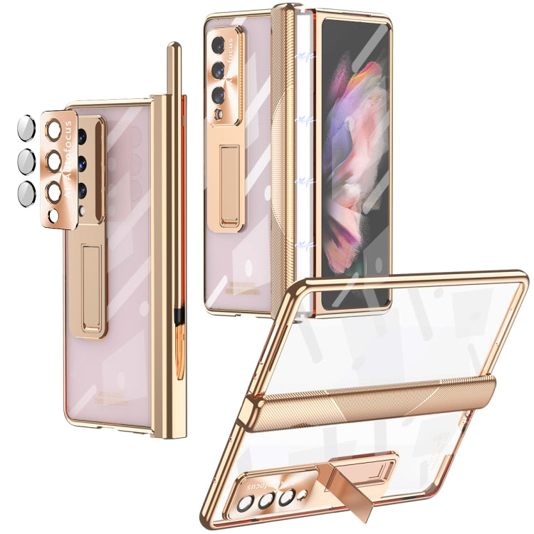 Magnetic Hinges Plating Phone Case with Holder