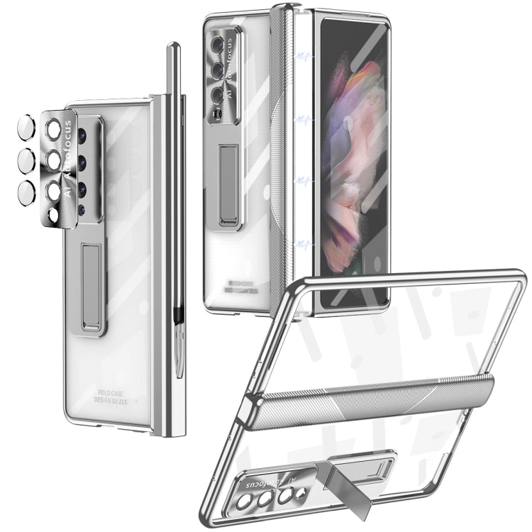 Magnetic Hinges Plating Phone Case with Holder
