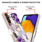 Electroplating Pattern IMD TPU Shockproof Phone Case with Ring Holder