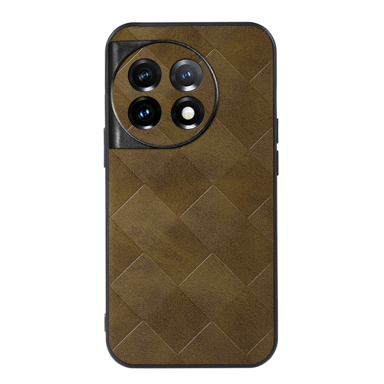 Weave Plaid PU Phone Case