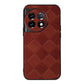 Weave Plaid PU Phone Case