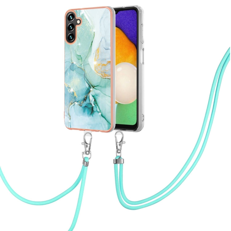Electroplating Marble IMD TPU Phone Case with Lanyard