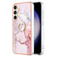 Electroplating Marble IMD TPU Phone Case with Ring Holder