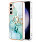 Electroplating Marble IMD TPU Phone Case with Ring Holder