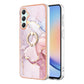 Electroplating Marble IMD TPU Phone Case with Ring Holder