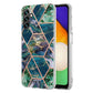 Electroplating Splicing Marble TPU Phone Case