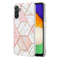 Electroplating Splicing Marble TPU Phone Case