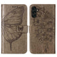 Embossed Butterfly Leather Phone Case