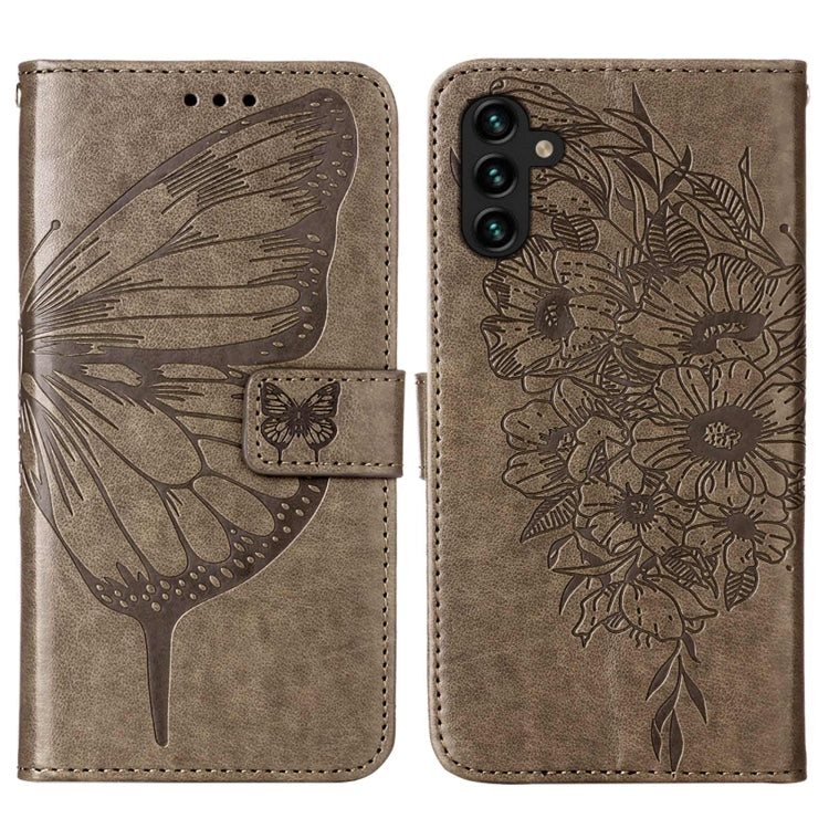 Embossed Butterfly Leather Phone Case