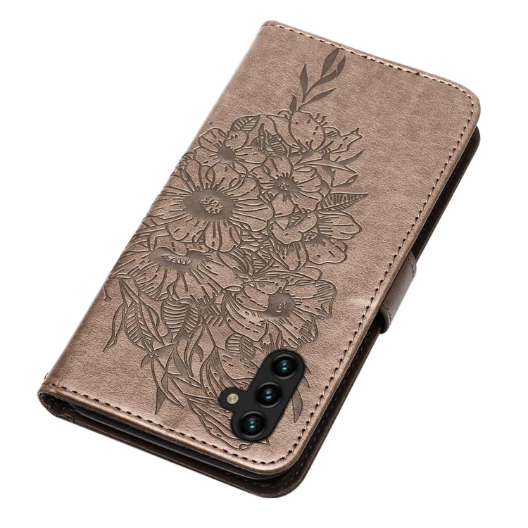 Embossed Butterfly Leather Phone Case