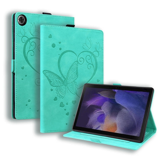 Love Butterfly Pattern Leather Tablet Case with Holder & Sleep / Wake-up Function
