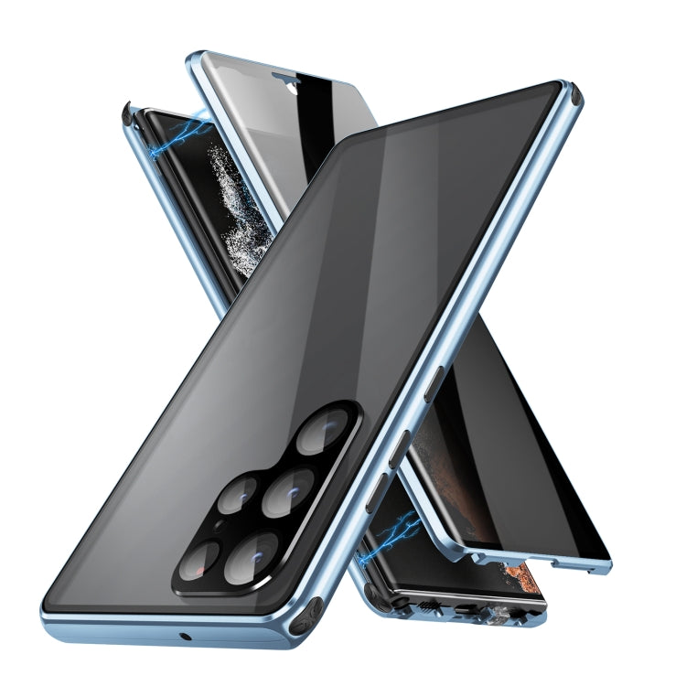 Anti-peeping Magnetic Double-sided Tempered Glass Phone Case