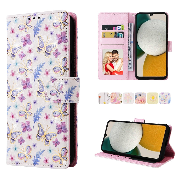 Bronzing Painting RFID Leather Phone Case