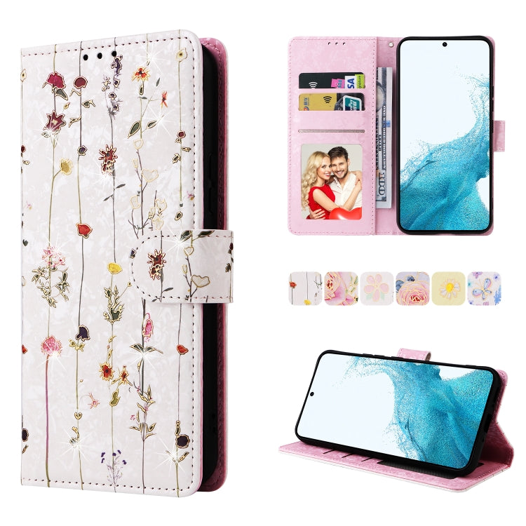 Bronzing Painting RFID Leather Phone Case