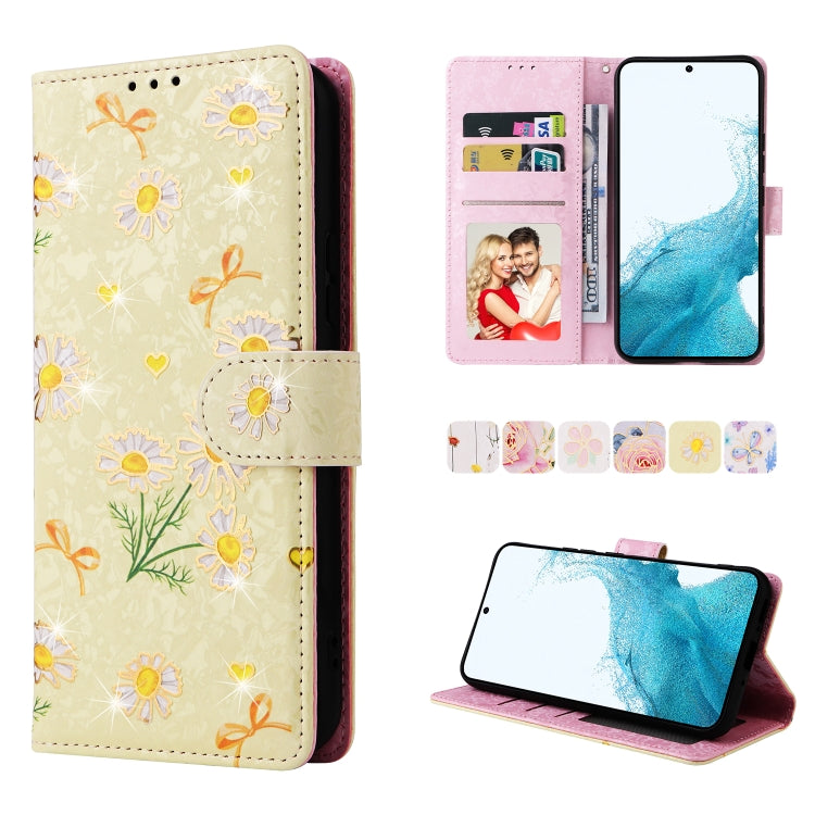 Bronzing Painting RFID Leather Phone Case