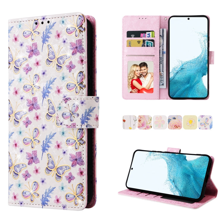 Bronzing Painting RFID Leather Phone Case