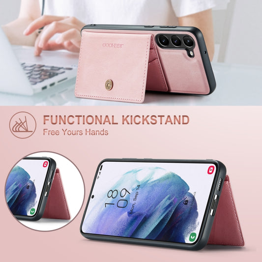 JEEHOOD Retro Magnetic Detachable Protective Phone Case with Wallet & Card Slot