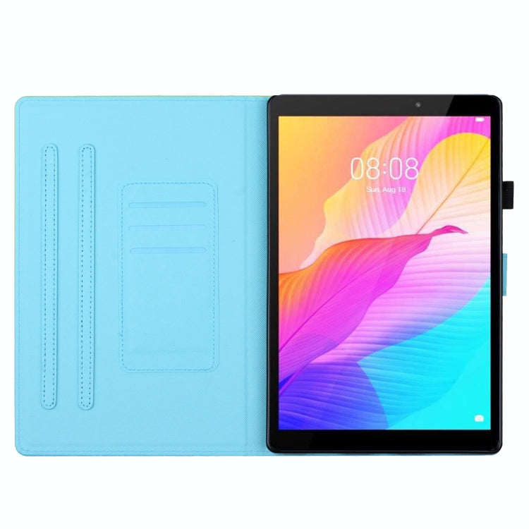 Stitching Gradient Leather Tablet Case
