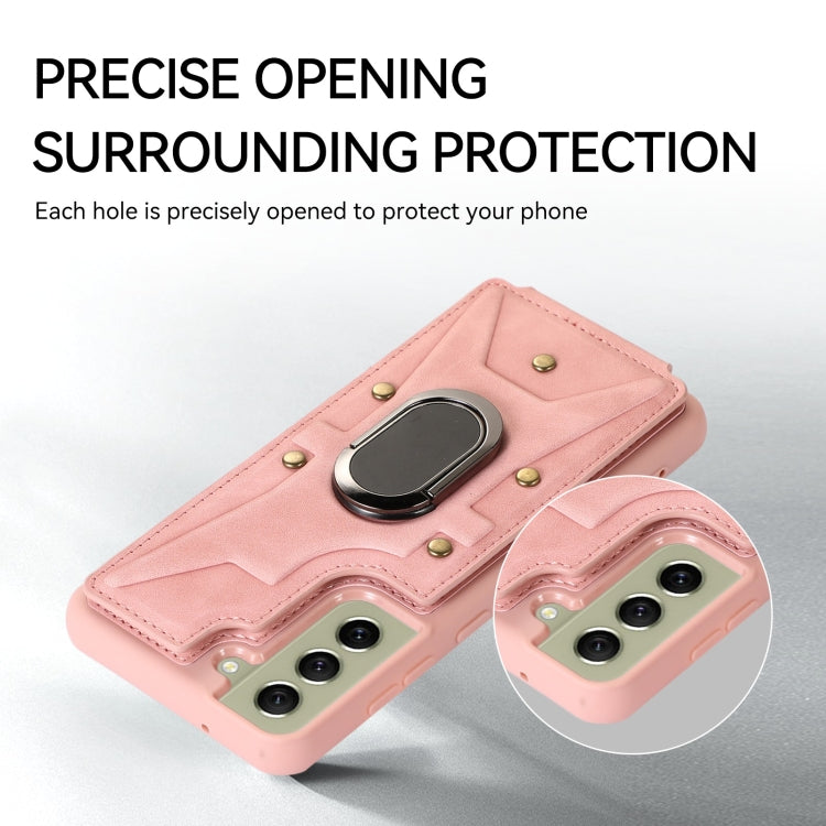 Armor Ring Wallet Back Cover Phone Case