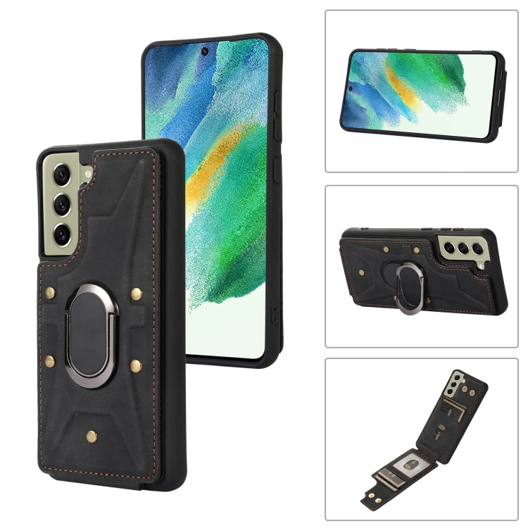 Armor Ring Wallet Back Cover Phone Case