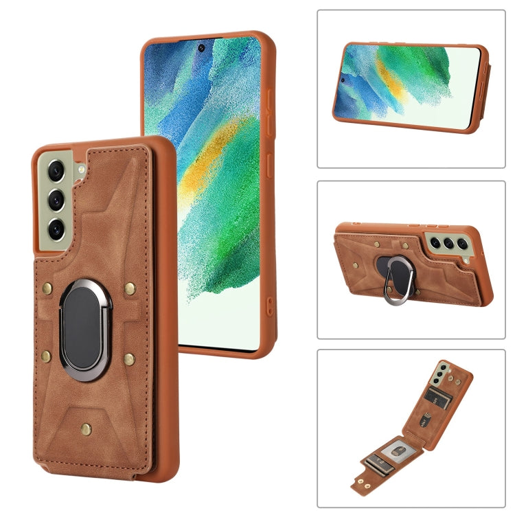 Armor Ring Wallet Back Cover Phone Case