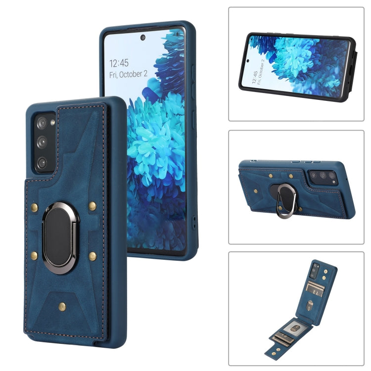 Armor Ring Wallet Back Cover Phone Case