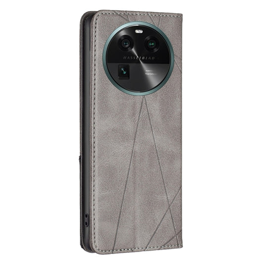 Prismatic Invisible Magnetic Leather Phone Case
