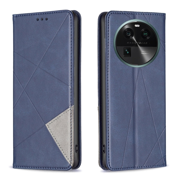 Prismatic Invisible Magnetic Leather Phone Case
