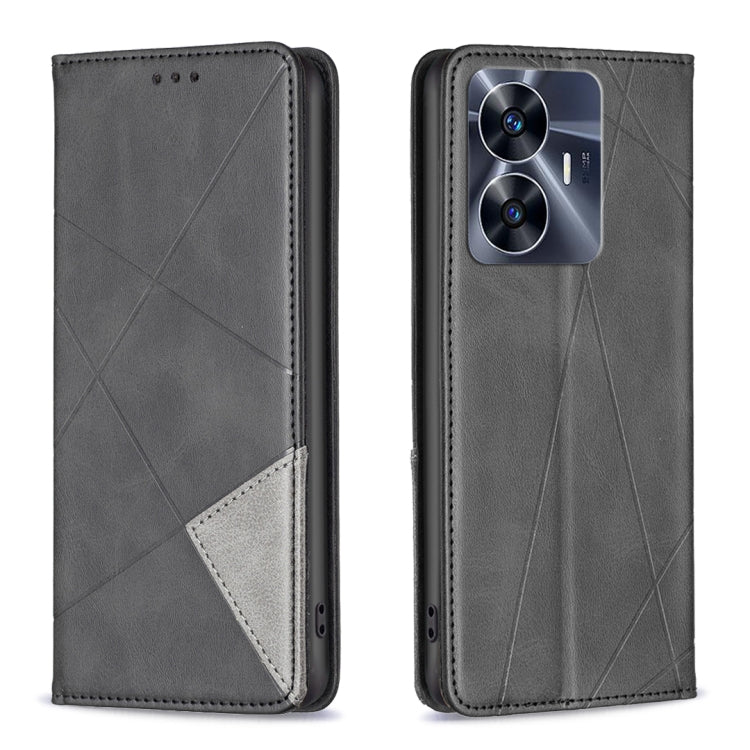 Prismatic Invisible Magnetic Leather Phone Case
