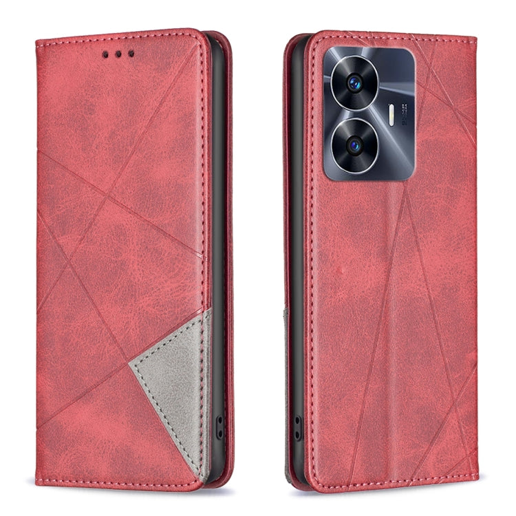 Prismatic Invisible Magnetic Leather Phone Case