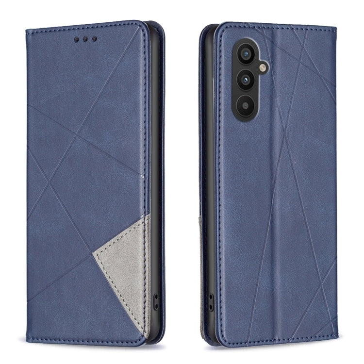 Prismatic Invisible Magnetic Leather Phone Case