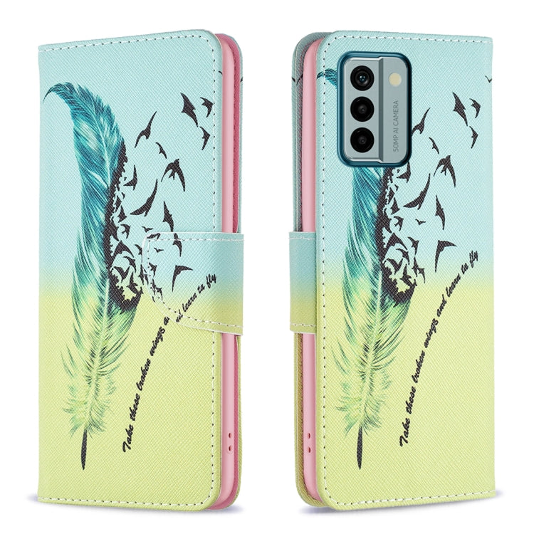 Colored Drawing Pattern Leather Phone Case