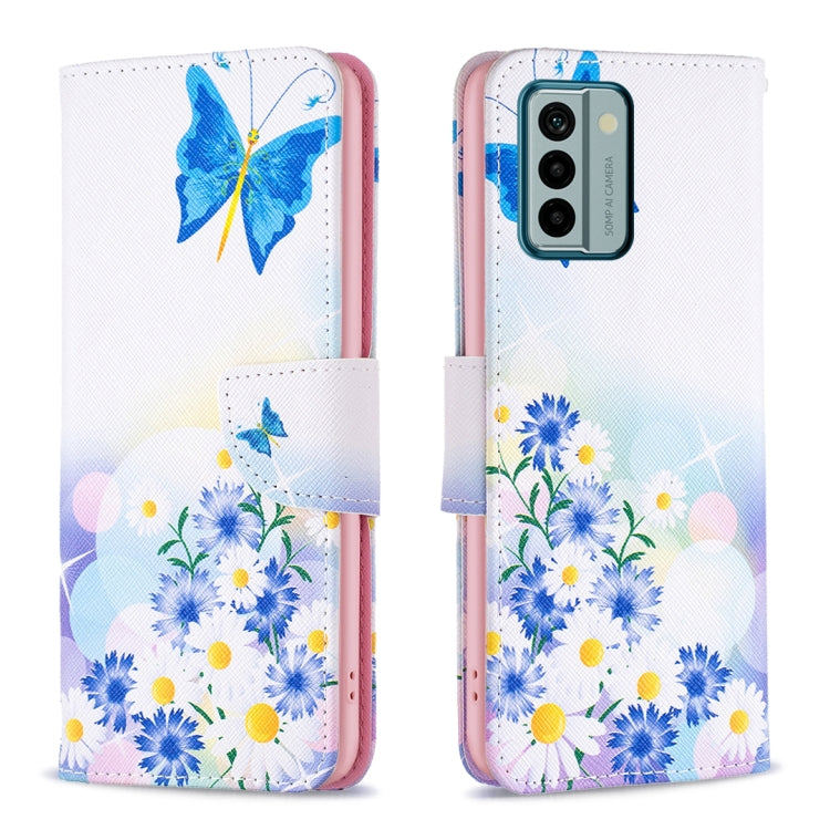 Colored Drawing Pattern Leather Phone Case