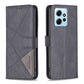 Magnetic Buckle Rhombus Texture Leather Phone Case