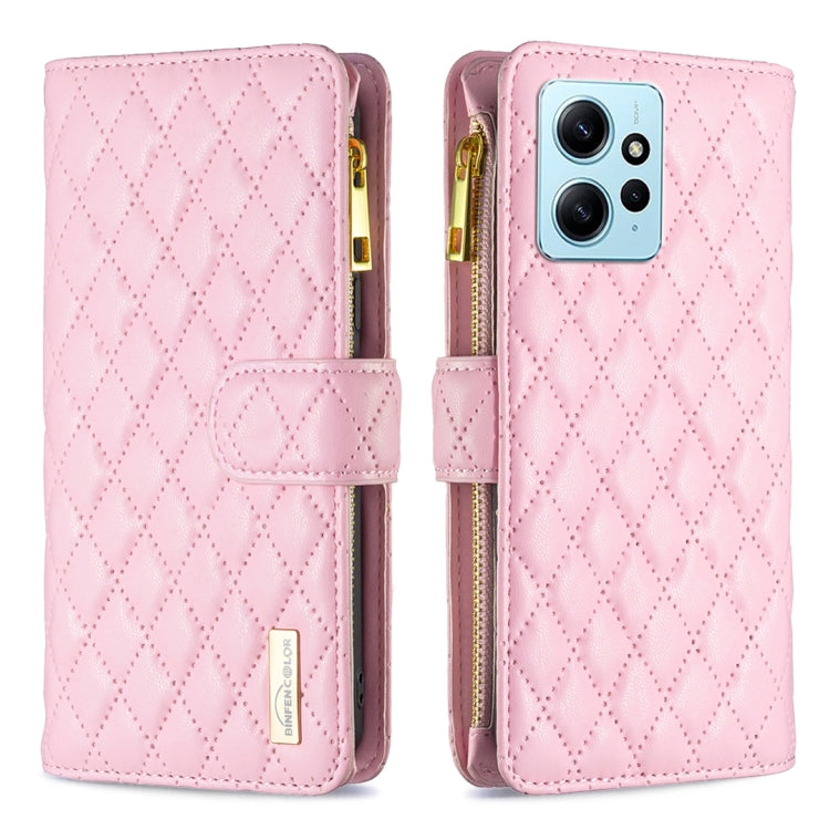 Diamond Lattice Zipper Wallet Leather Flip Phone Case