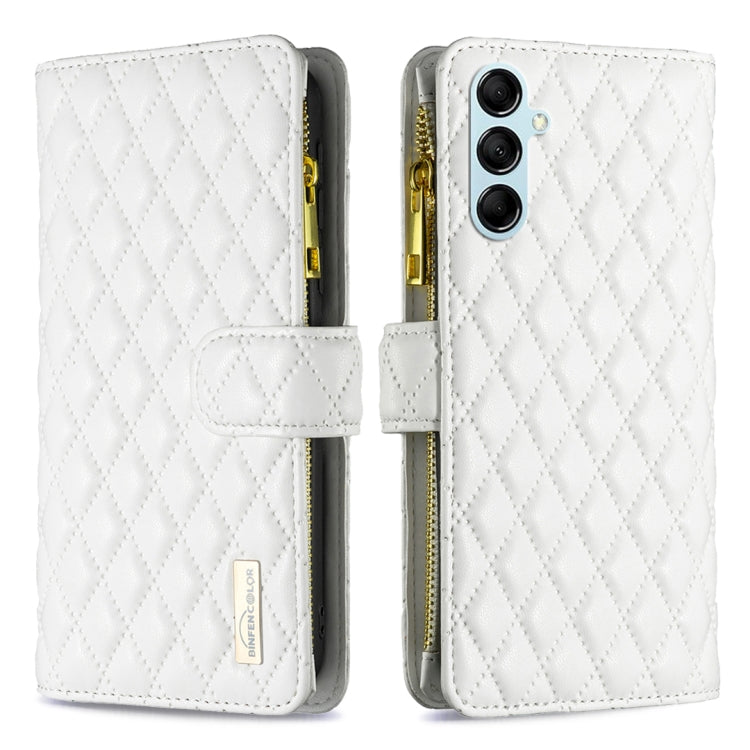 Diamond Lattice Zipper Wallet Leather Flip Phone Case