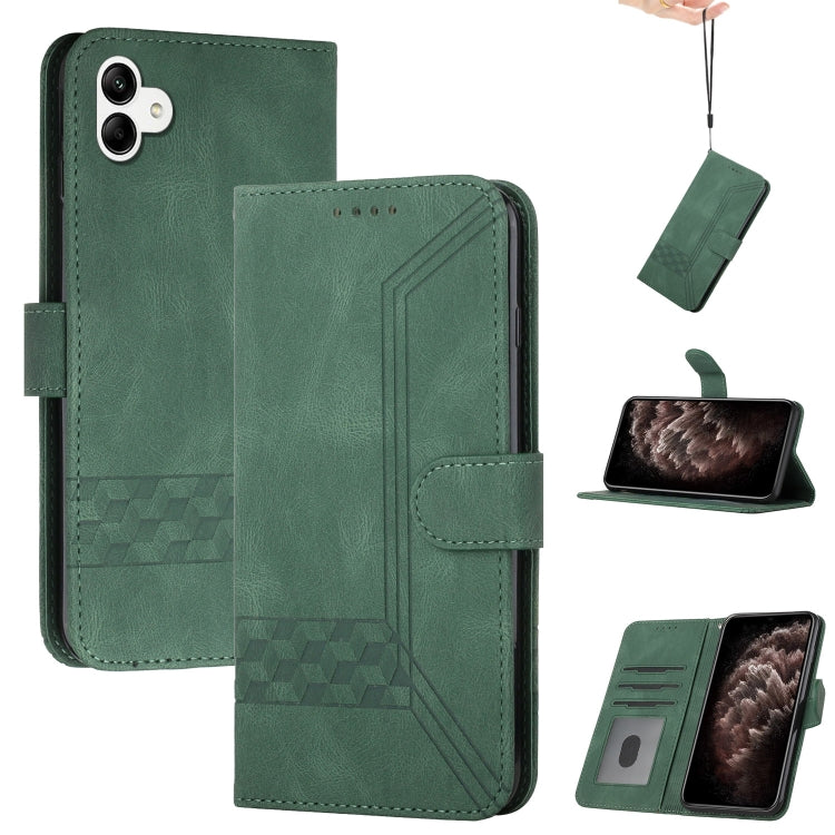 Cubic Skin Feel Flip Leather Phone Case
