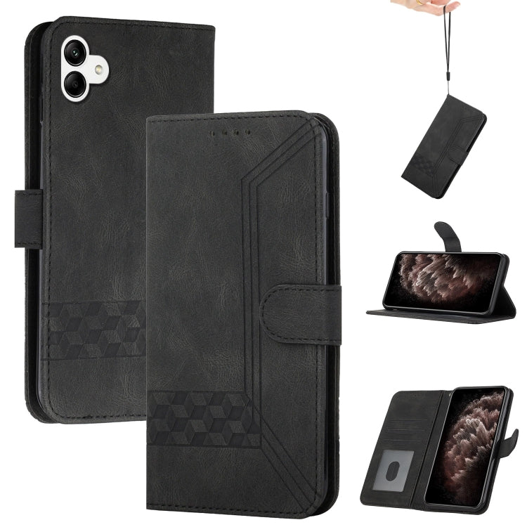 Cubic Skin Feel Flip Leather Phone Case