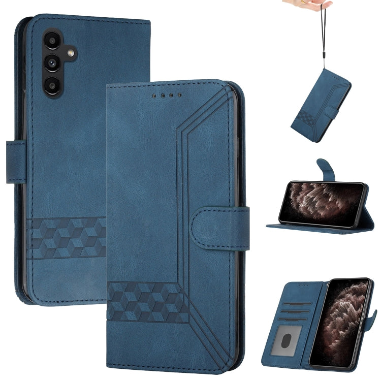 Cubic Skin Feel Flip Leather Phone Case