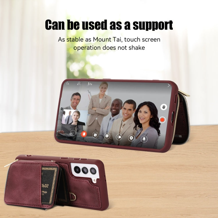 Zipper Card Bag Back Cover Phone Case