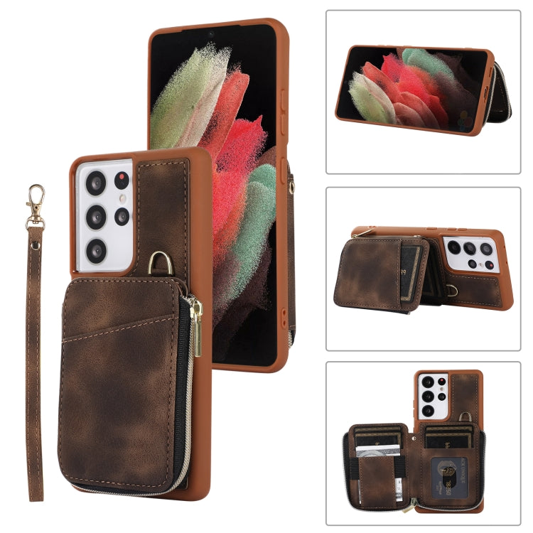 Zipper Card Bag Back Cover Phone Case