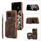 Zipper Card Bag Back Cover Phone Case