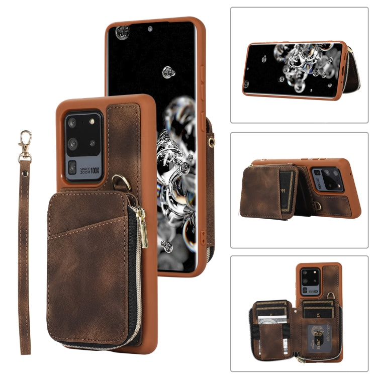 Zipper Card Bag Back Cover Phone Case